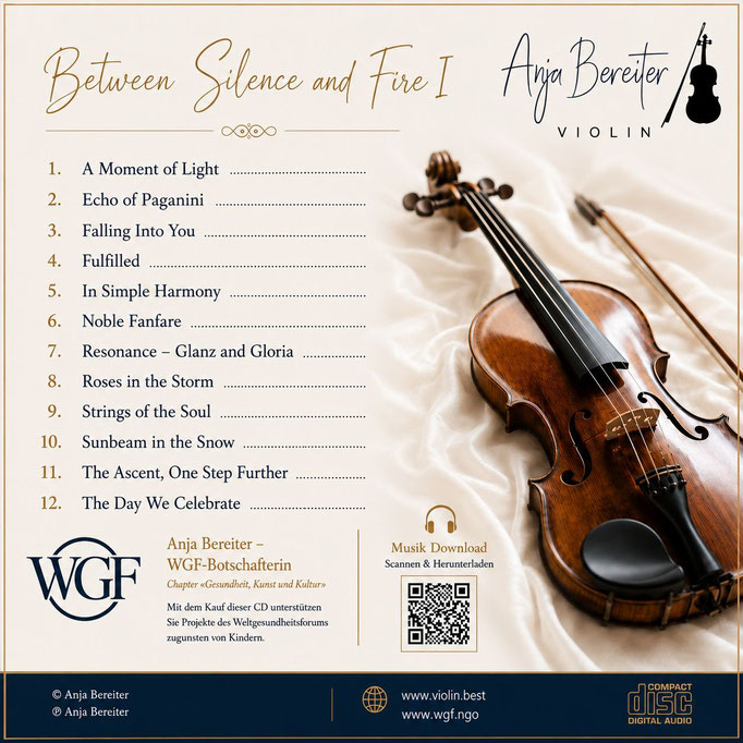 Between Silence and Fire – Violin-Album mit 24 Originalkompositionen – Bild 3
